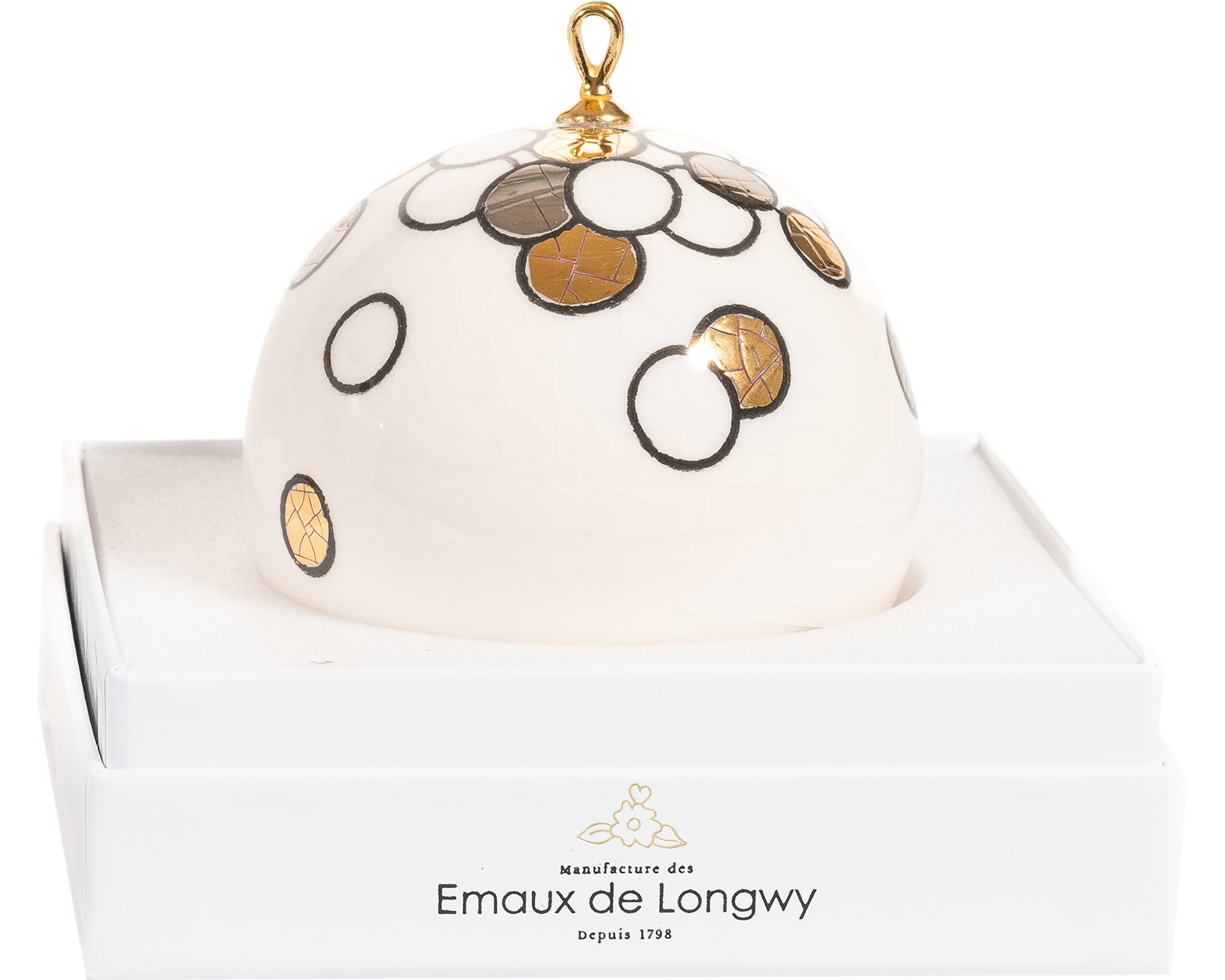 Boule de Noël PM de la collection Impression Darksnow Eric Hibelot